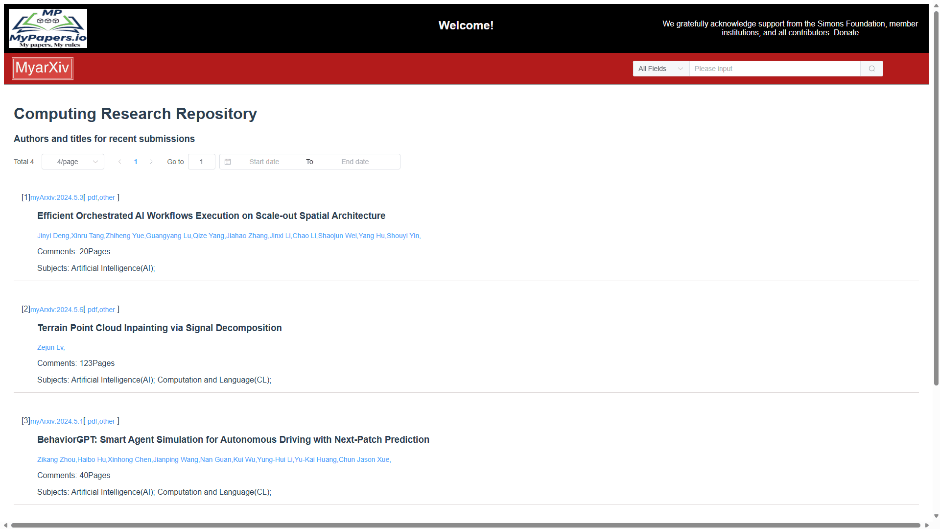 Visual representation for tip: MyArxiv helps you pre-publish your paper.
